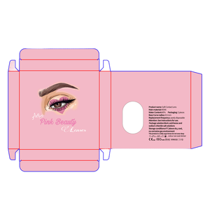 Custom Printed Contact Lens Packaging Box