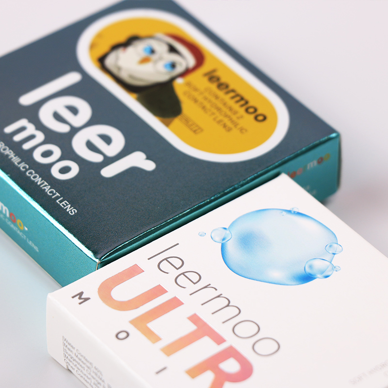 Wholesale Custom Logo Contact Lenses Packaging Box Customized Lens Premium Luxury Cardboard Paper Cases