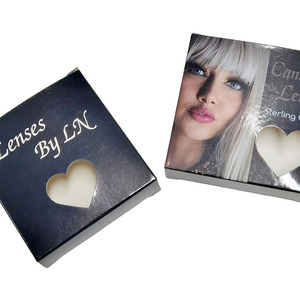 2025 New Trend Fashion Custom High Quality Love Window Design Colored Eye Contact Lenses
