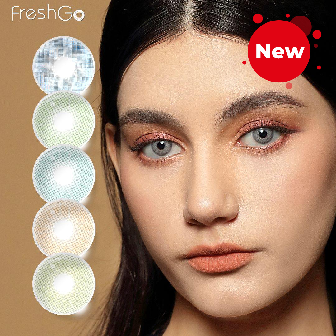 Free Shipping Freshgo Hidrocor Gen 3 Color Contact Lens Colored Contacts Lenses Eye Contact Blue Lentes De Contacto