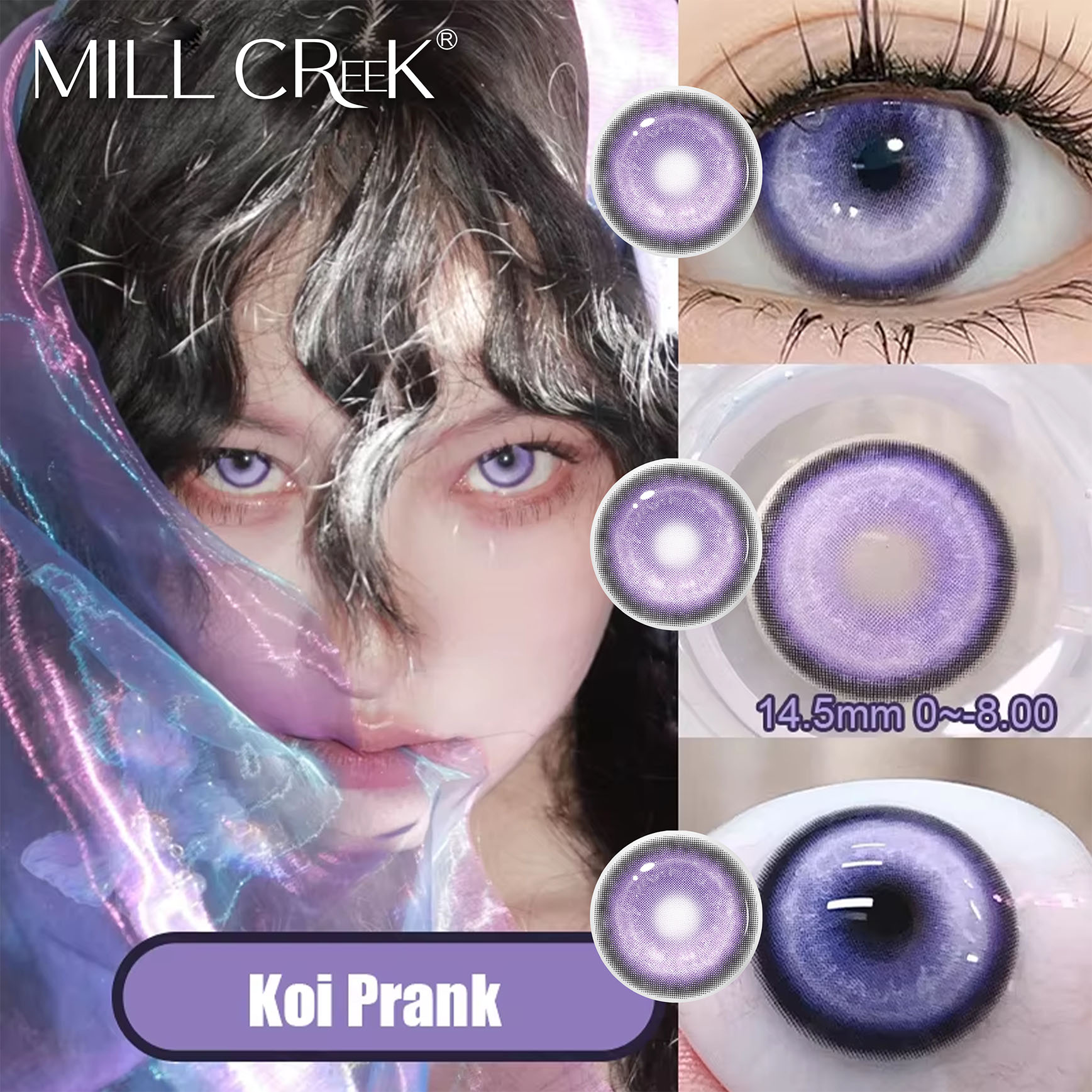 Direct Factory Supply Soft Enlarging Colored Contact Lenses Cosplay Style Various Unique Shades Wholesale Halloween Makeup