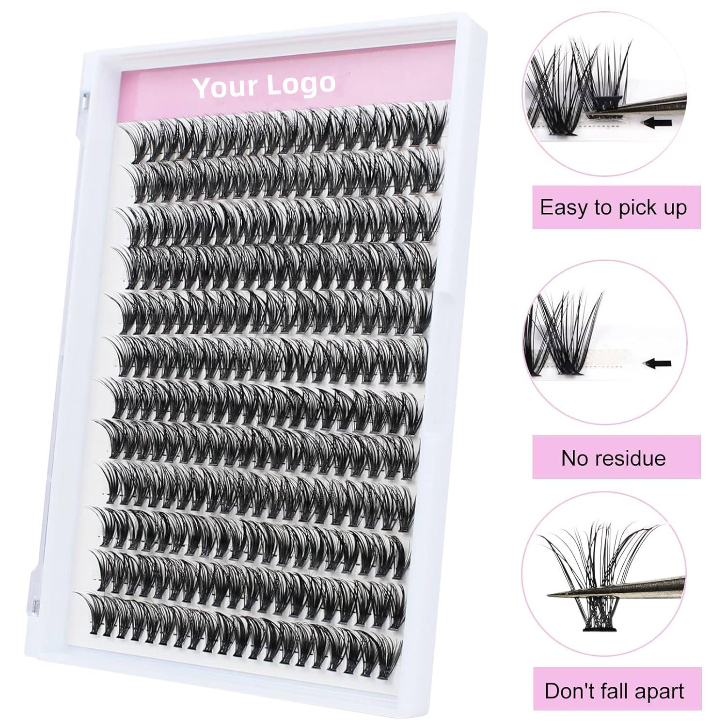 Eye Colored Contact Lenses Nasar Green Small Pupil 3 Tone Soft Yearly Wholesale Plastic Cotton Band Eyelash Tray 1