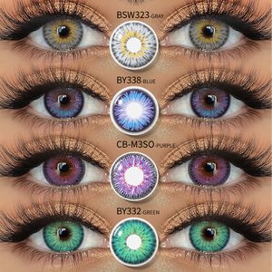 2025 Crazy Cosplay Anime Halloween Party Accessories Soft Colored Contact Lenses