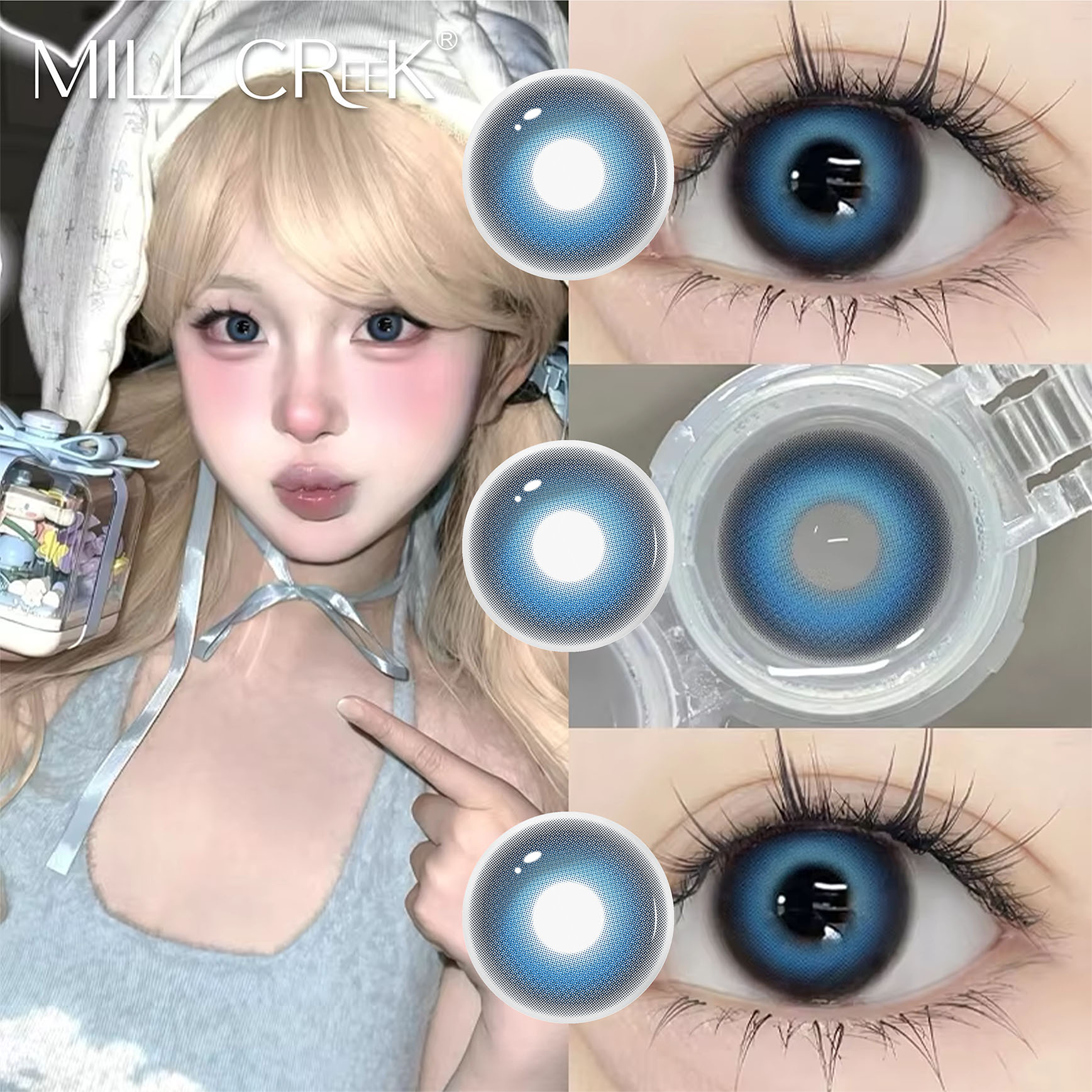 Direct Factory Supply-Yimeixi Soft Enlarging Color Lenses 40% Water Content Various Unique Shades Wholesale MOQ Available