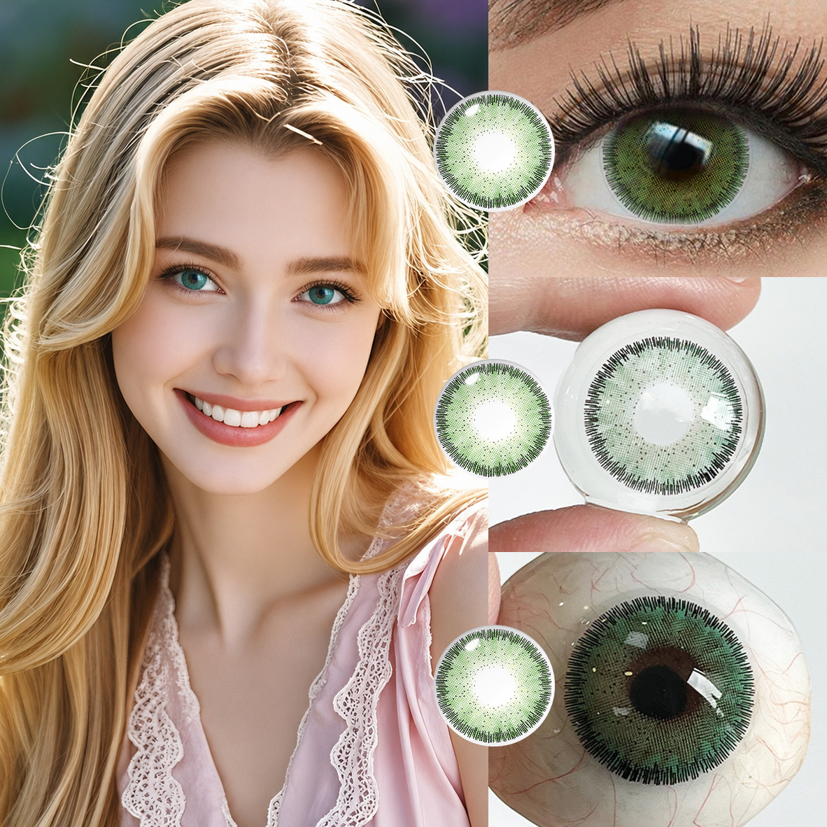 Contact Lenses Wholesale OEM ODM 14.5mm 40% Water Content Colored Contact Lenses Soft Hardness HEMA Subtle Enhancement