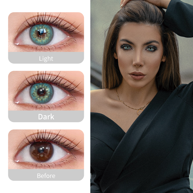 Crazy Cosplay Anime Halloween Party Accessories Colored Contact Lenses